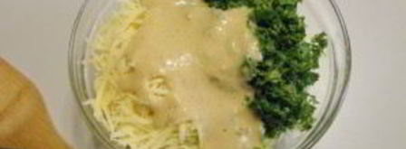 оладьи из кабачков с сыром. Шаг 4