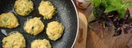 оладьи из кабачков с тыквой в духовке. Шаг 4