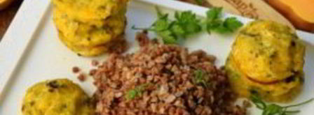 оладьи из кабачков с тыквой в духовке. Шаг 5