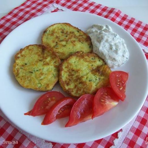 Оладьи из кабачков