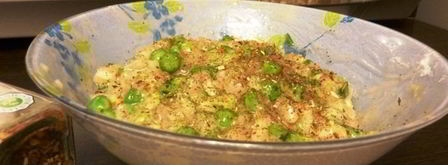 оладьи из куриного фарша. Шаг 2