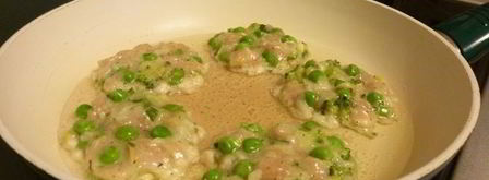 оладьи из куриного фарша. Шаг 3