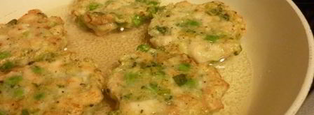 оладьи из куриного фарша. Шаг 4