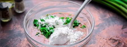 оладьи из куриной печени с рисовой мукой. Шаг 7