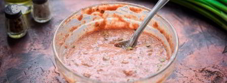 оладьи из куриной печени с рисовой мукой. Шаг 8