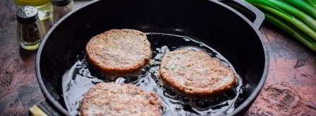 оладьи из куриной печени с рисовой мукой. Шаг 9