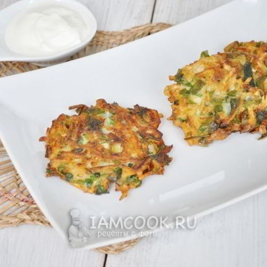 Рецепт оладий из патиссонов