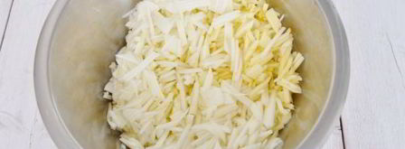 оладьи из патиссонов. Шаг 4