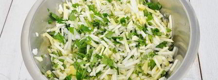 оладьи из патиссонов. Шаг 5