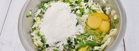 оладьи из патиссонов. Шаг 6