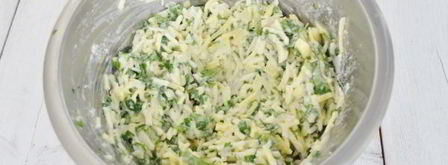 оладьи из патиссонов. Шаг 7