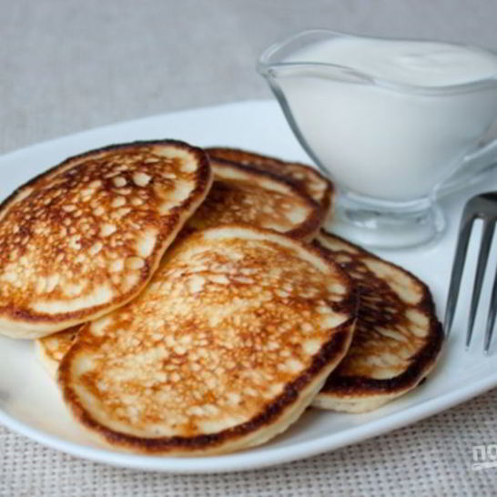 Рецепт оладий из ряженки