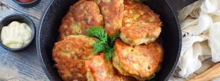 оладьи из рыбных консервов. Шаг 15