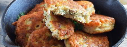 оладьи из рыбных консервов. Шаг 18