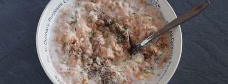 оладьи из рыбных консервов. Шаг 9