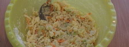 оладьи из цветной капусты. Шаг 3