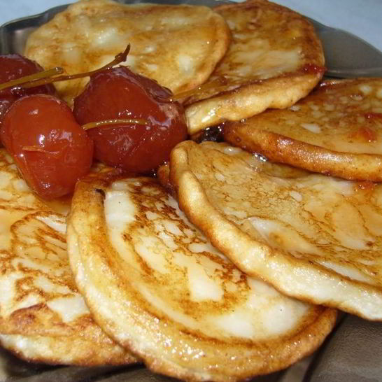 Рецепт оладий из творога