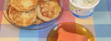 оладьи картофельные с семгой. Шаг 4