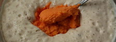 оладьи на дрожжах с морковью. Шаг 5