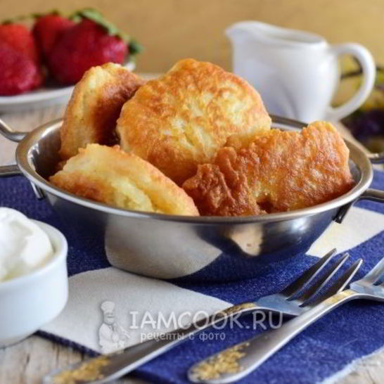 Рецепт оладий на майонезе