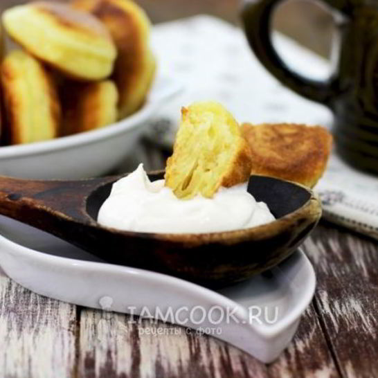 Рецепт оладий на сметане