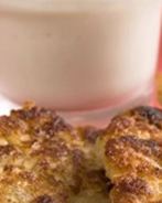 Оладьи с бананом и изюмом