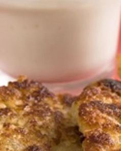 Оладьи с бананом и изюмом