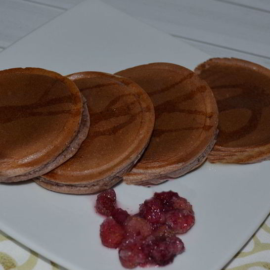 Рецепт оладий с лесными ягодами