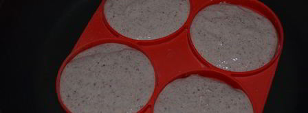 оладьи с лесными ягодами. Шаг 4