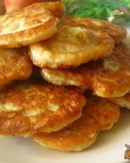 Оладьи с луком