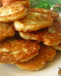 Оладьи с луком