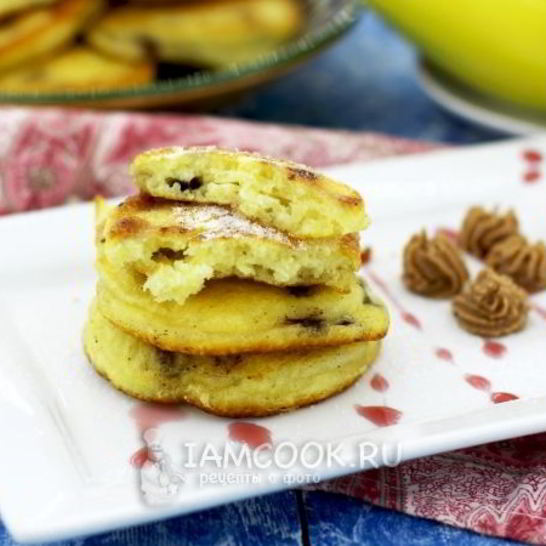 Рецепт оладий с шоколадом