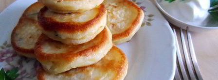 оладьи с сыром и колбасой. Шаг 5