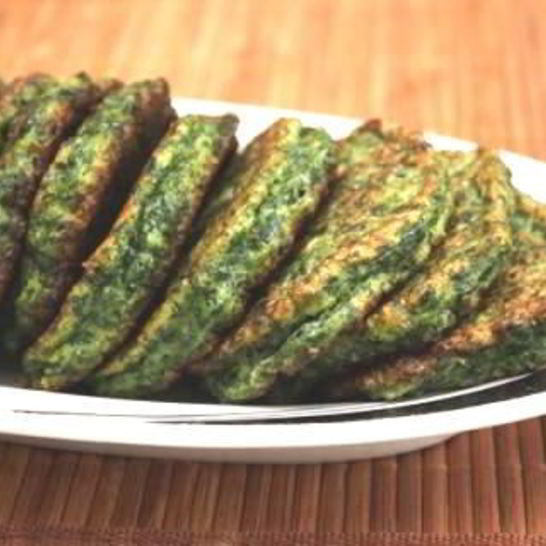 Рецепт оладий с яйцом и зеленью