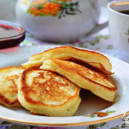 Рецепт оладий смешать, но не взбалтывать