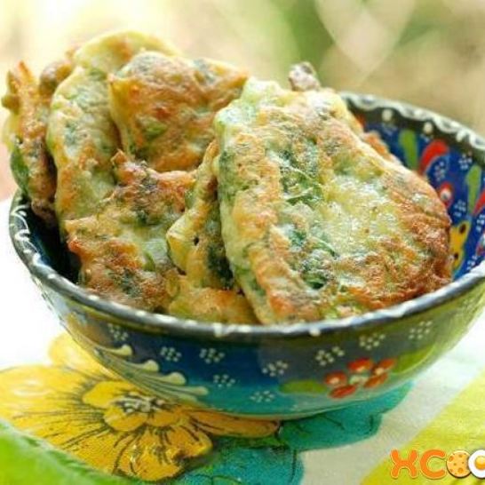 Рецепт оладий со шпинатом