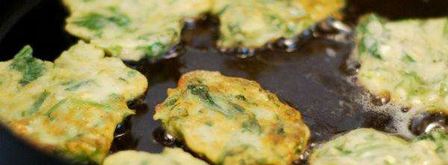 оладьи со шпинатом. Шаг 2