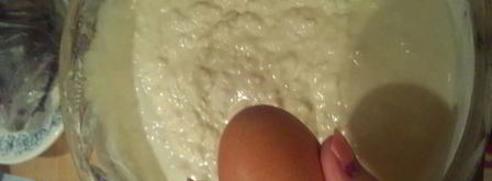 оладьи творожно-сметанные. Шаг 2