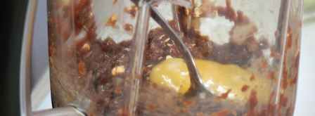 печеночные оладьи с пюре и грибным соусом. Шаг 4