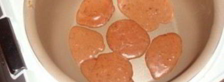 печеночные оладьи в мультиварке. Шаг 4