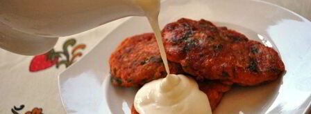 помидорные оладьи. Шаг 4