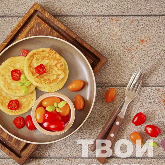 Рецепт пышных оладий из кабачков