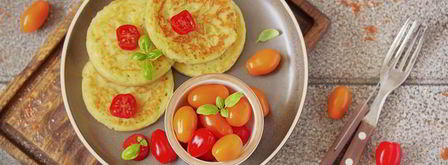 пышные оладьи из кабачков. Шаг 7