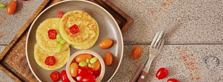 пышные оладьи из кабачков. Шаг 8