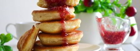 пышные оладьи на кефире и дрожжах. Шаг 13