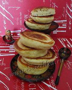 Пышные оладьи на сыворотке и сметане