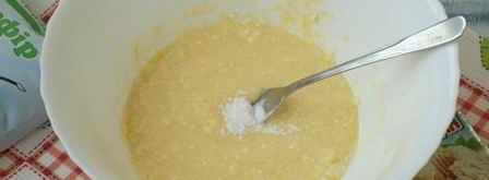 пышные оладьи с творогом на кефире. Шаг 5