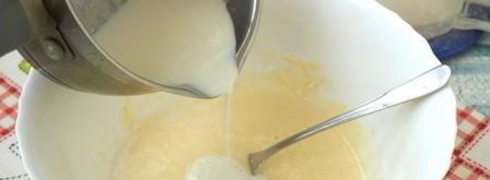 пышные оладьи с творогом на кефире. Шаг 6