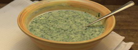 шпинатные оладьи с семгой. Шаг 2