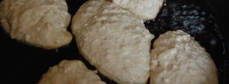 творожно-фруктовые оладьи с медом. Шаг 3